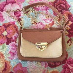 Tan and Brown Small Purse